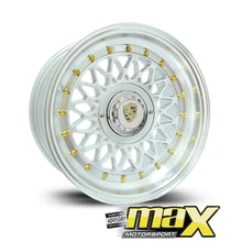 Load image into Gallery viewer, 15 Inch Mag Wheel - MX666 Posch Mesh Style Wheel (4x100 / 5x100PCD) Max Motorsport
