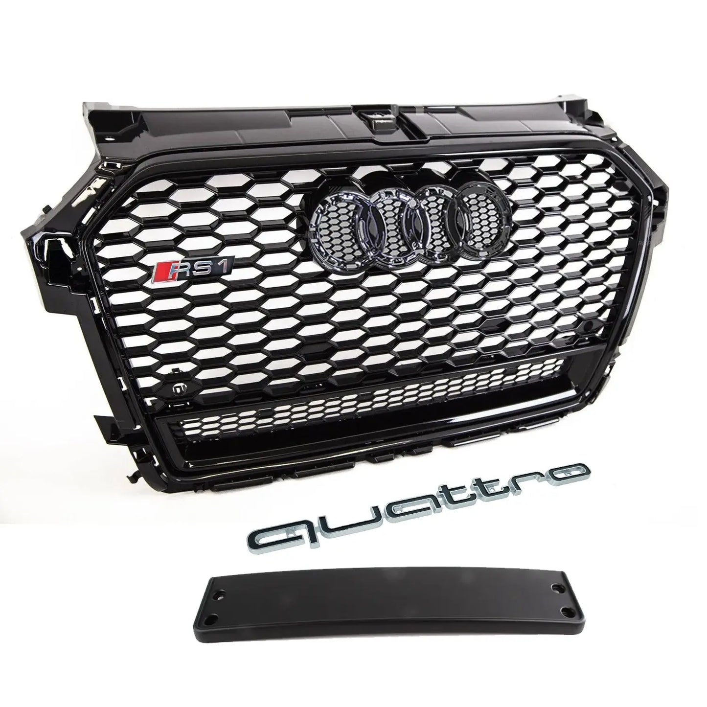 Audi A1 (16-18) RS1  Style Gloss Black Upgrade Grille Max Motorsport
