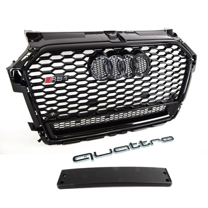 Audi A1 (16-18) RS1  Style Gloss Black Upgrade Grille Max Motorsport