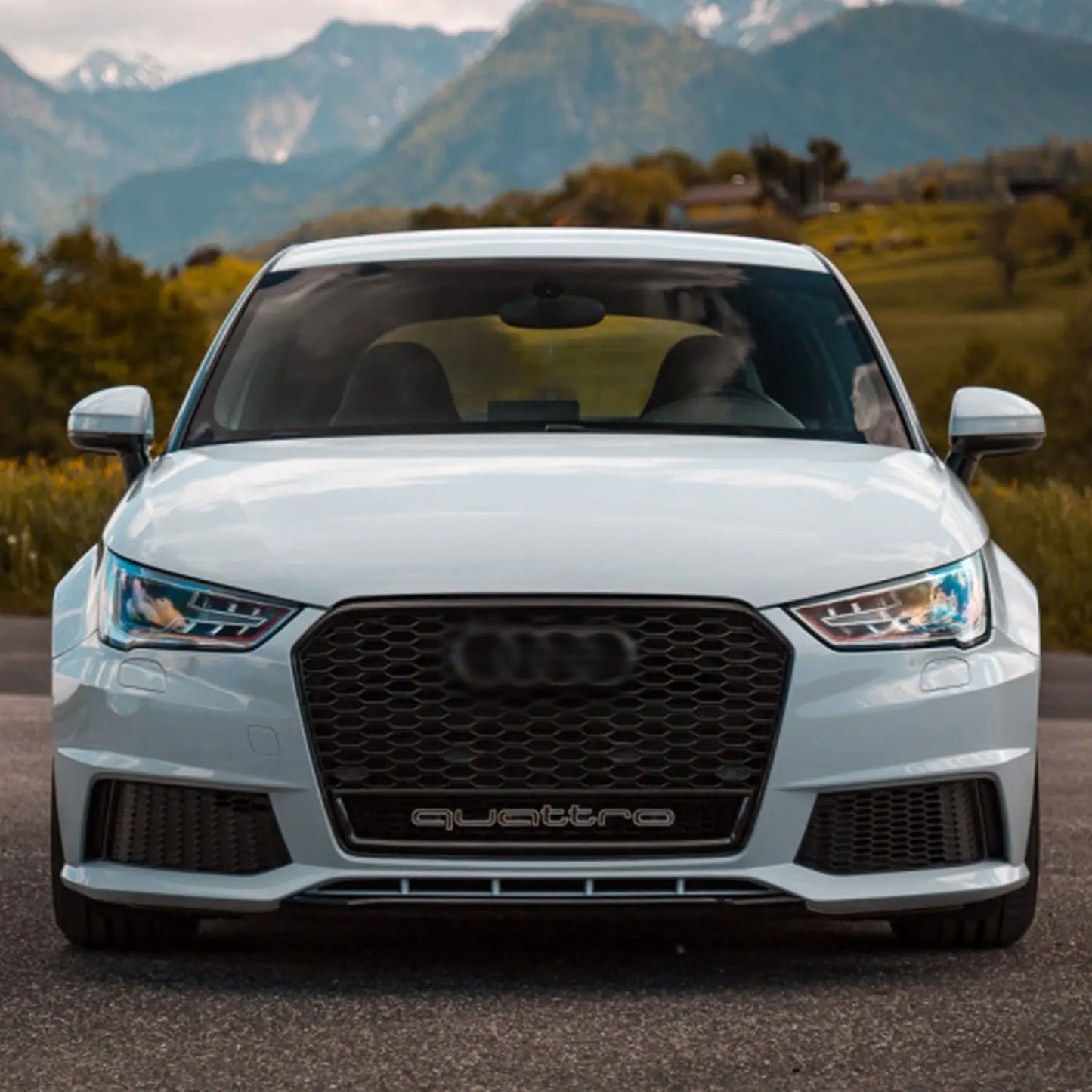 Audi A1 (16-18) RS1  Style Gloss Black Upgrade Grille Max Motorsport