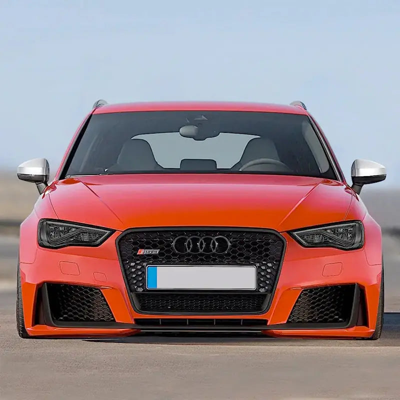 Rs3 8v Rear Audi A3 8V RS3 (14-17) Sportback Style Upgrade Plastic Front Bumper ...