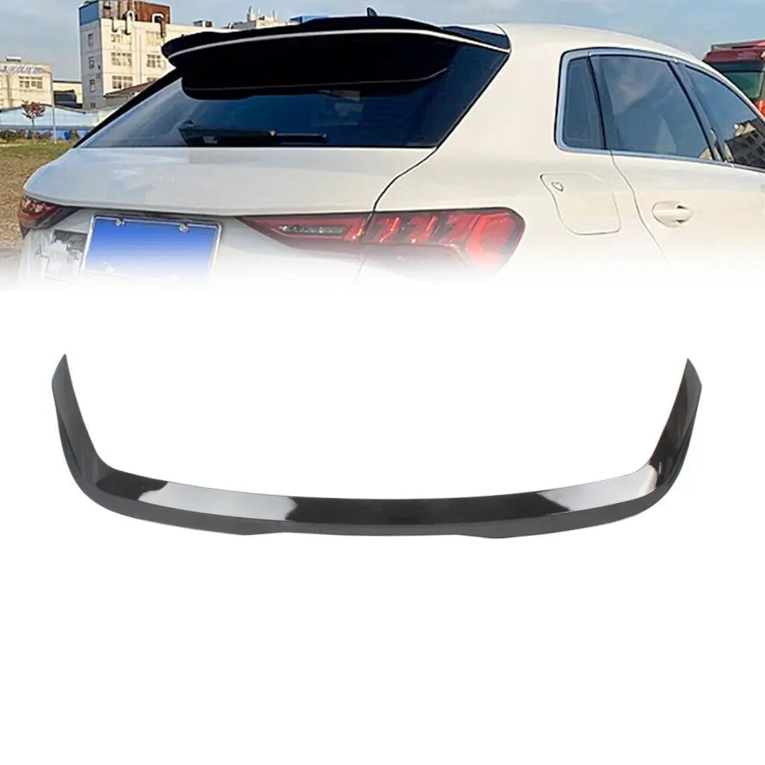 Audi A3 8Y (21-On) Gloss Black Maxton Style Roof Spoiler Extension Max Motorsport