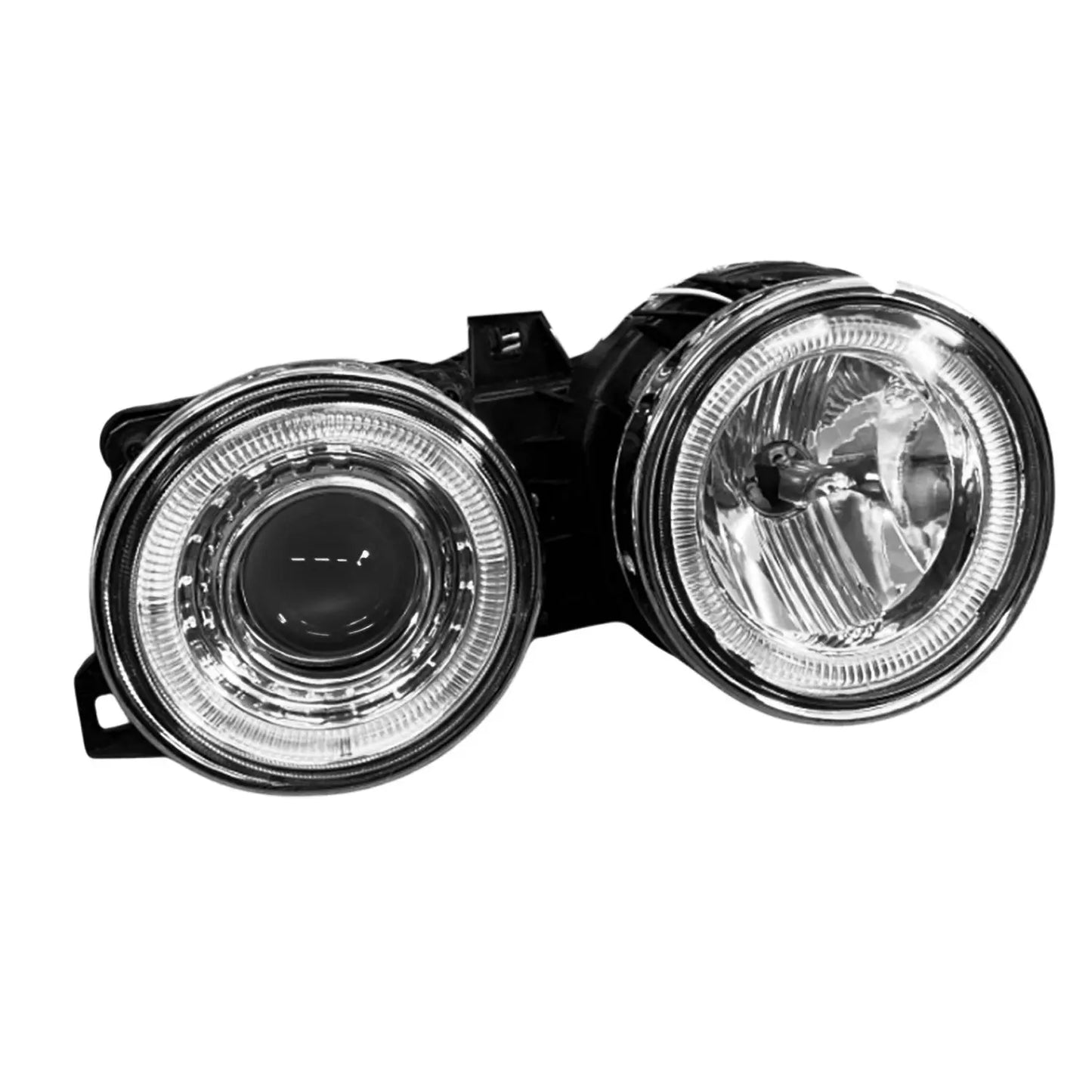 BM E30 3-Series Crystal Angel Eye Projector Headlights maxmotorsports