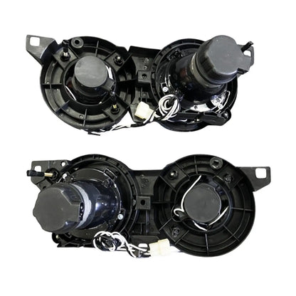 BM E30 3-Series Crystal Angel Eye Projector Headlights maxmotorsports