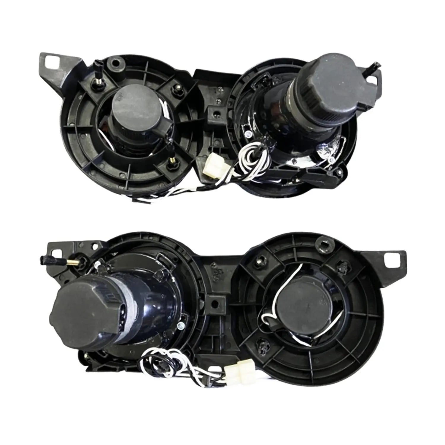 BM E30 3-Series Crystal Black Angel Eye Projector Headlights Max Motorsport