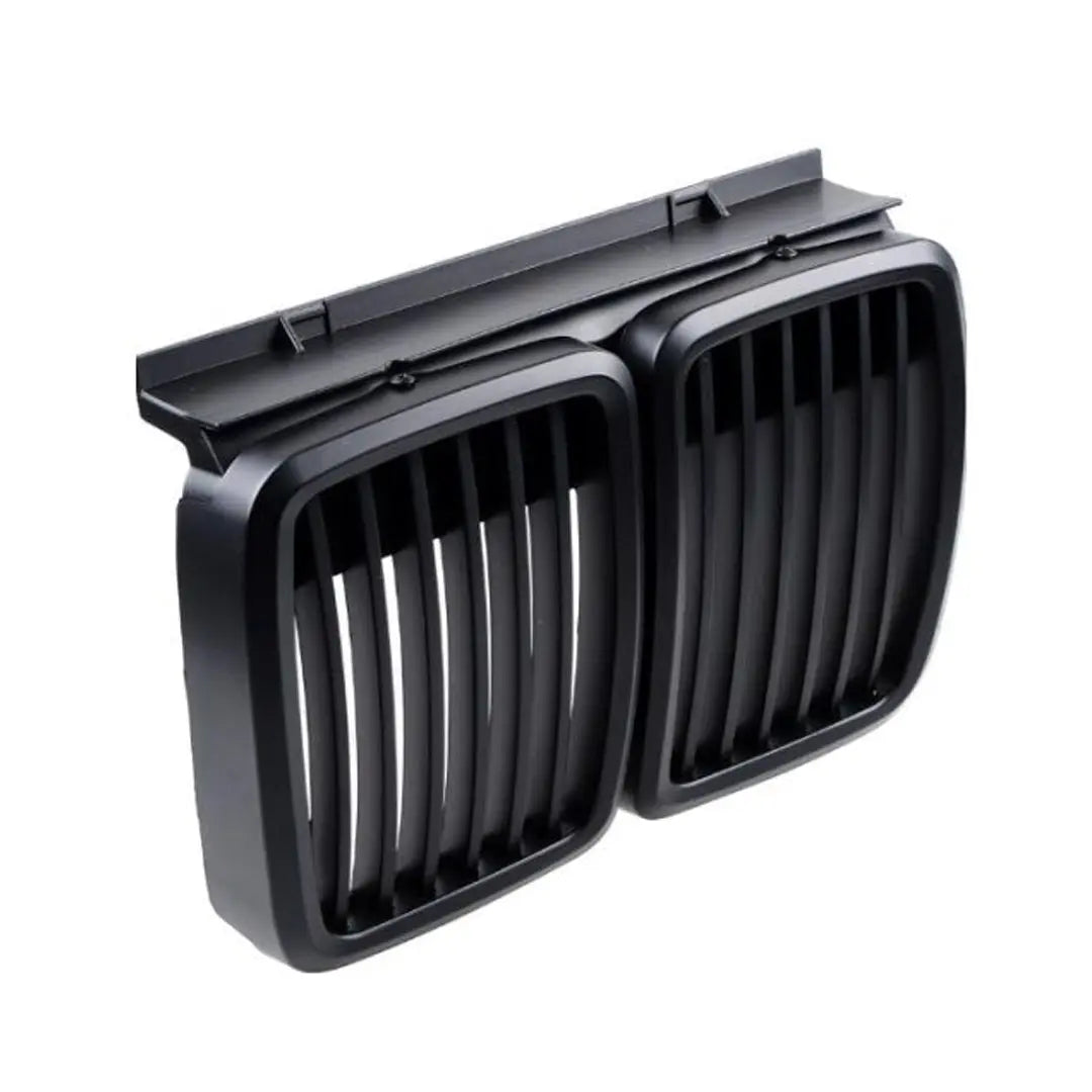 BM E30 3-Series OEM Style Matte Black Kidney Grille Max Motorsport