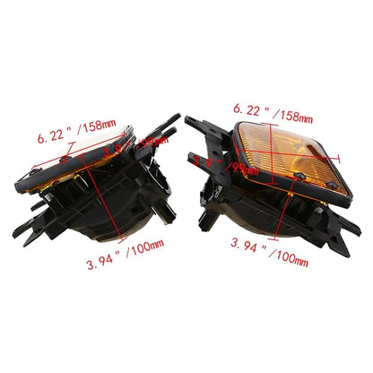 BM E30 3-Series OEM Style Yellow Lens Fog Light (85-93) Max Motorsport