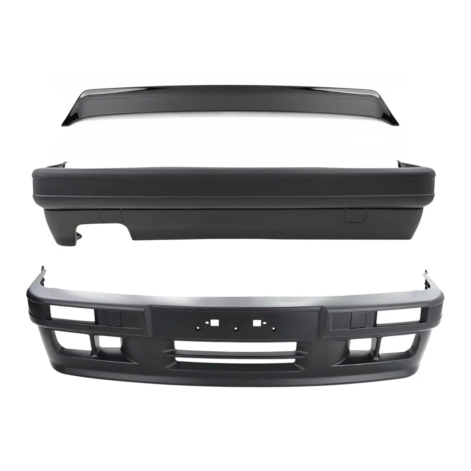 BM E30 Gloss Black M5 Style Plastic Boot Spoiler Max Motorsport