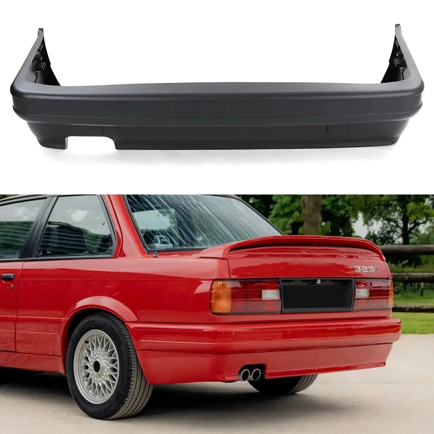 BM E30 Plastic Bumper M-Tech Style Body Kit (5-Piece) (Copy) Max Motorsport