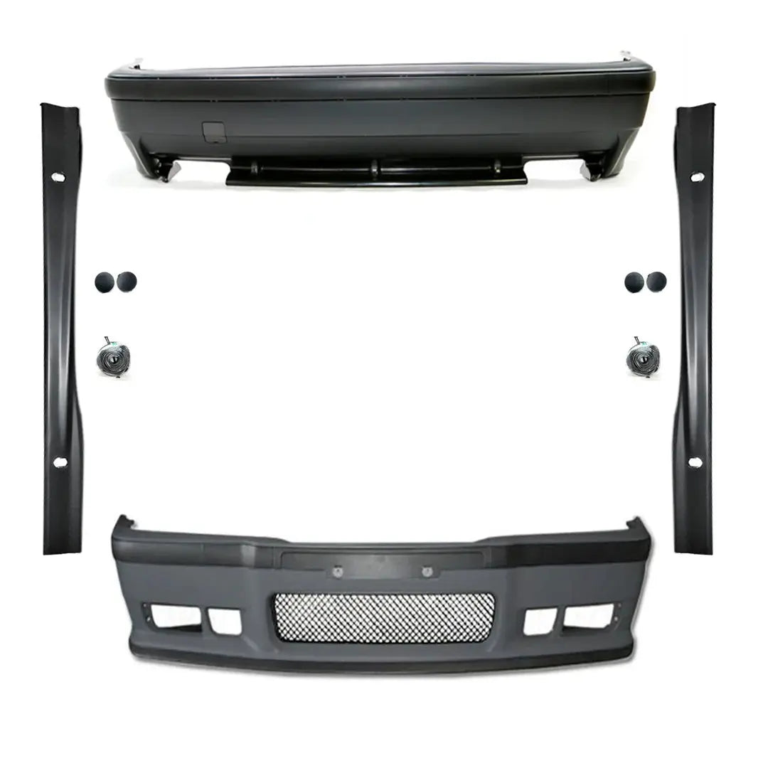 BM E36 3-Series M3 Style Plastic Body Kit - 4PC Max Motorsport