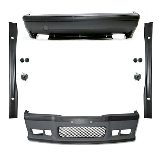 BM E36 3-Series M3 Style Plastic Body Kit - 4PC Max Motorsport