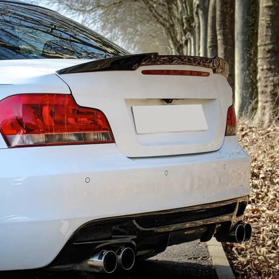 BM E82 1-Series M4-Style Gloss Black Boot Spoiler maxmotorsports