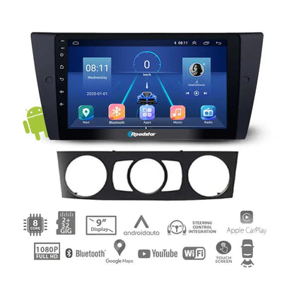 BM E90 (05-12)- 9 Inch Roadstar Android Entertainment & GPS System (M/C) Roadstar