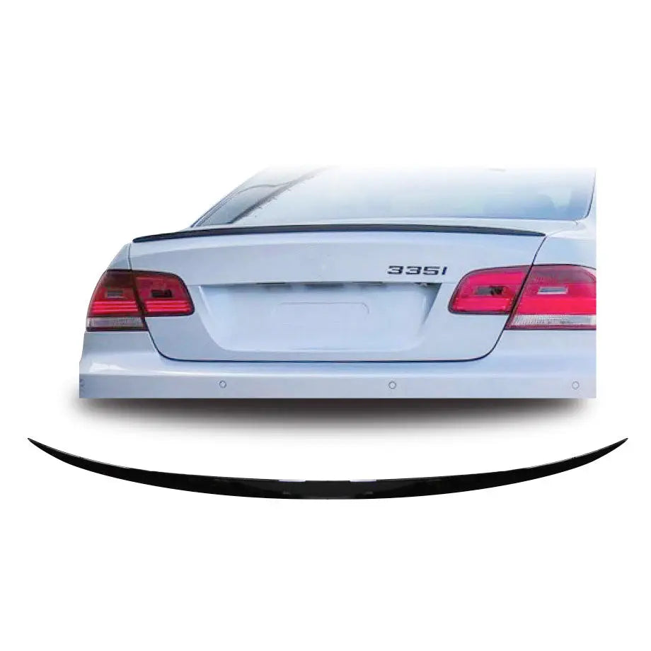 BM E92 3-Series Gloss Black Slim Plastic Boot Spoiler maxmotorsports