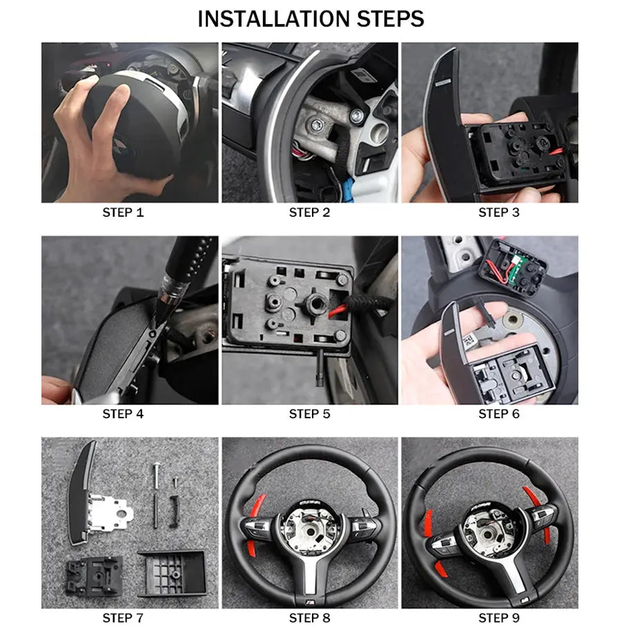 BM F-Series Aluminium Paddle Shift Extensions Max Motorsport