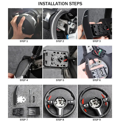 BM F-Series Aluminium Paddle Shift Extensions Max Motorsport