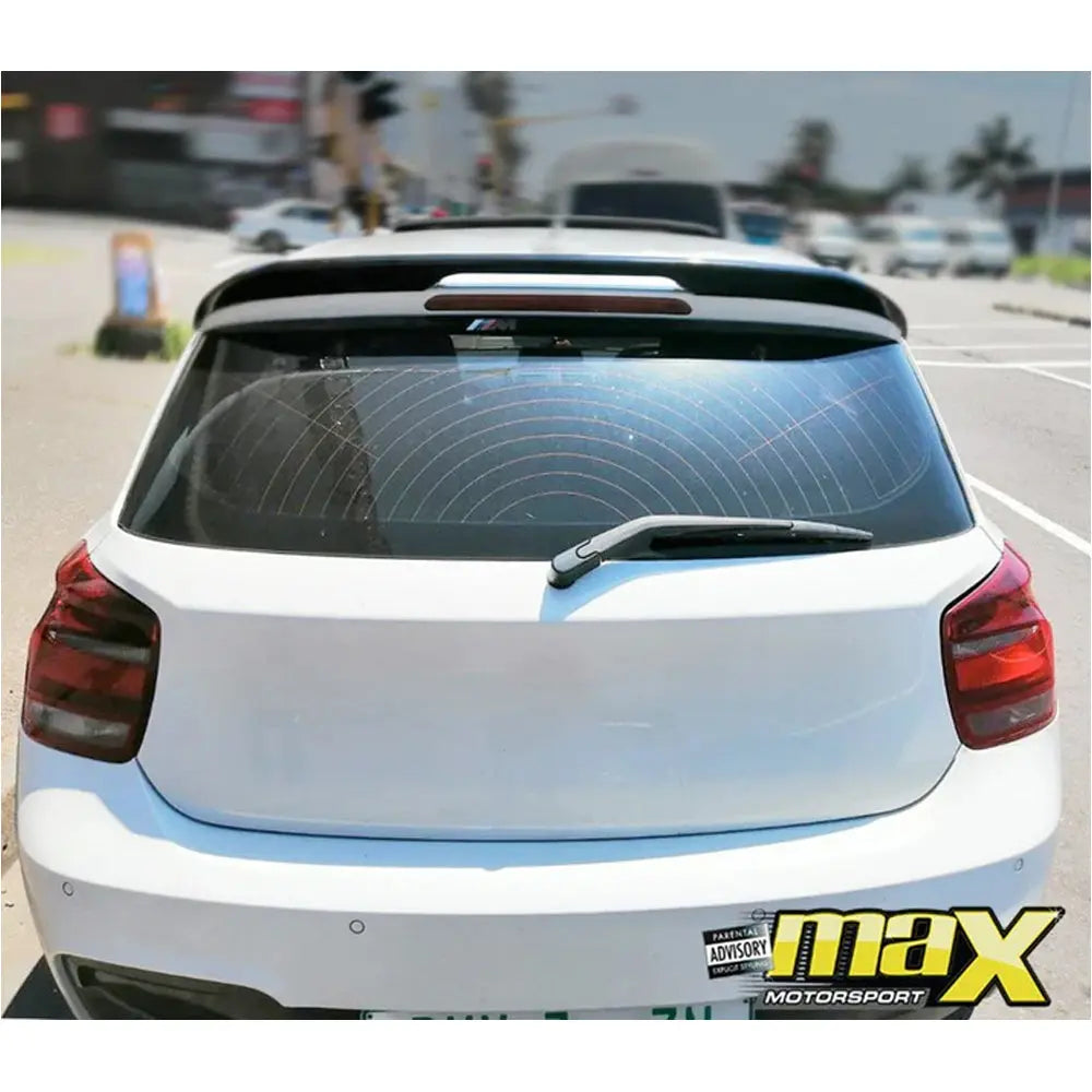 BM F20 1-Series AC Style Gloss Black Roof Spoiler (13-On) maxmotorsports