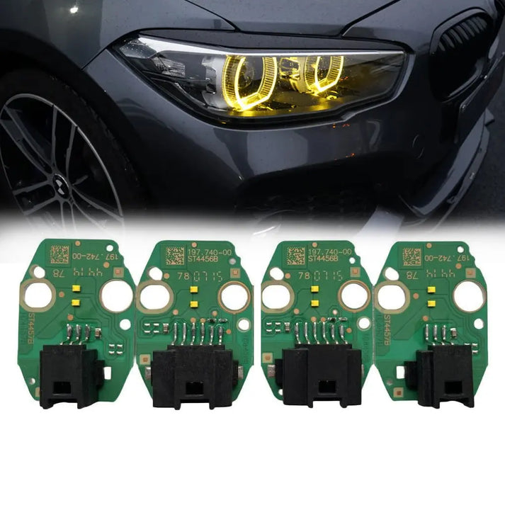 BM F20 LCI (15-19) Lemon Yellow DRL LED Headlight Modules – Max Motorsport