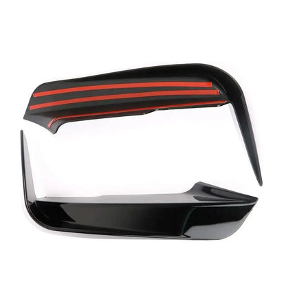 BM F30 3-Series Gloss Black Upper Front Bumper Splitter Max Motorsport