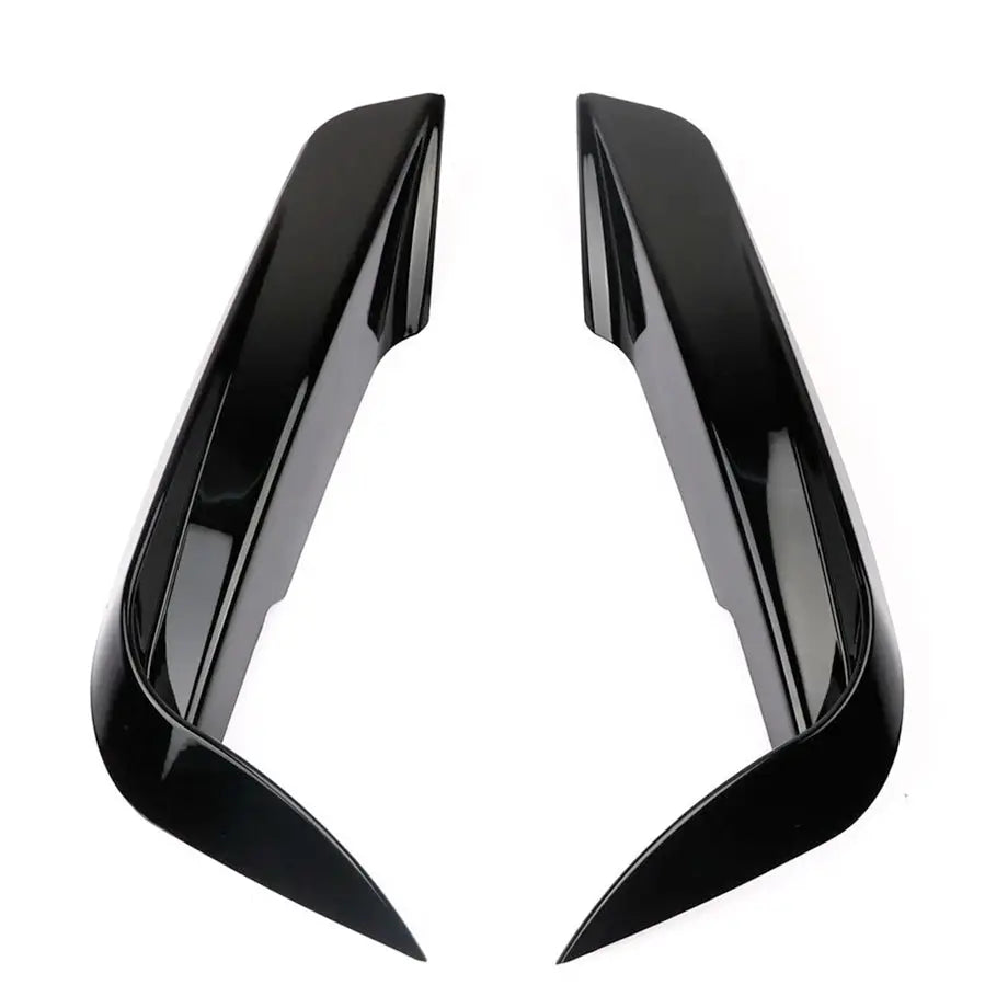 BM F30 3-Series Gloss Black Upper Front Bumper Splitter Max Motorsport