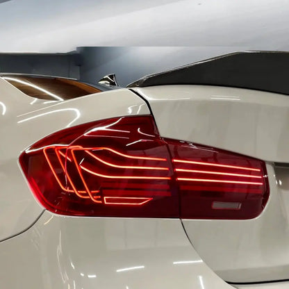 BM F30 3-Series (12-18) CSL Laser Style Smoked Red LED Taillights Max Motorsport