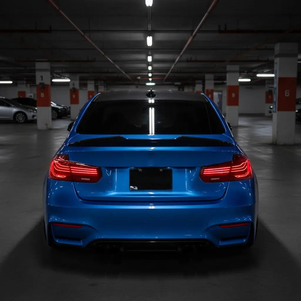 BM F30 3-Series (12-18) CSL Laser Style Smoked Red LED Taillights Max Motorsport