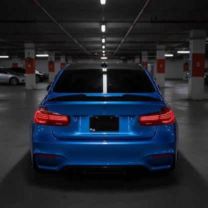 BM F30 3-Series (12-18) CSL Laser Style Smoked Red LED Taillights Max Motorsport