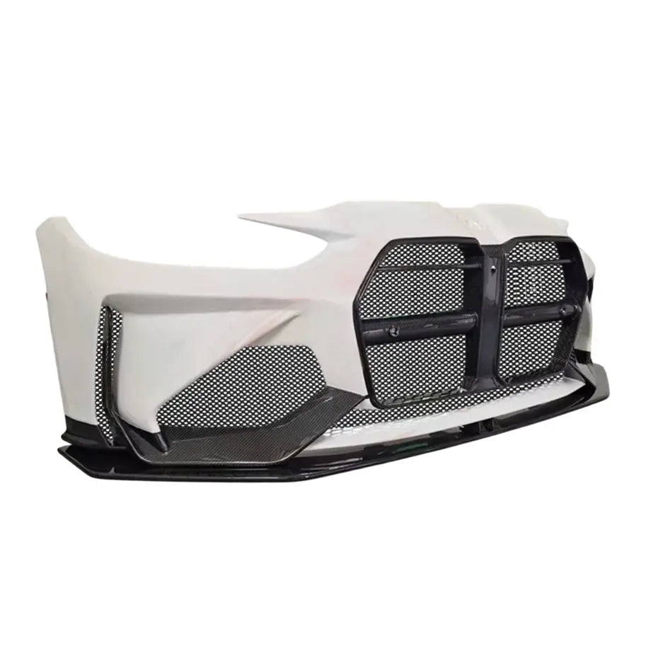 BM F80 / F82 Adro Style Upgrade Front Bumper Upgrade With Carbon Fibre Grille & Lip Max Motorsport