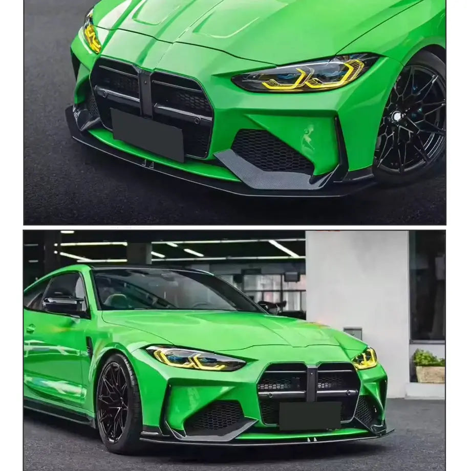 BM F80 / F82 Adro Style Upgrade Front Bumper Upgrade With Carbon Fibre Grille & Lip Max Motorsport