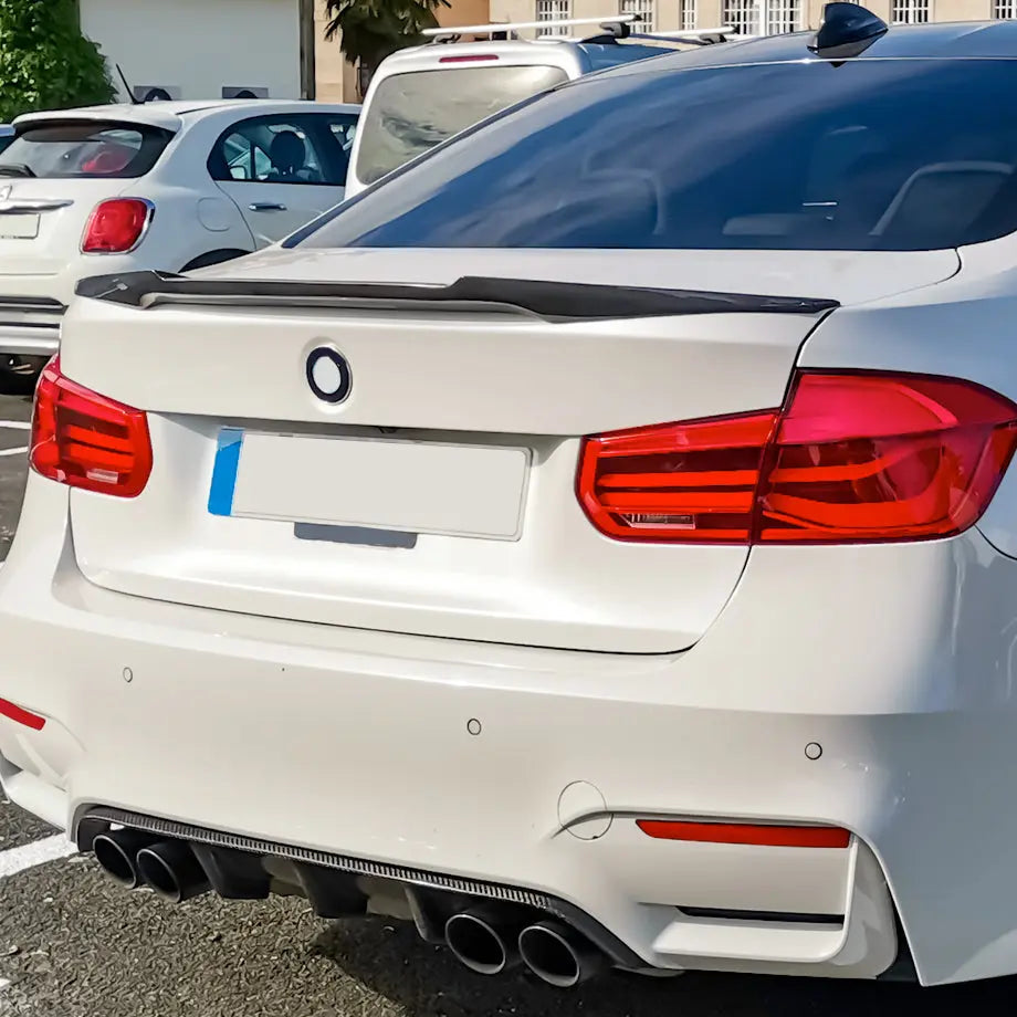 BM F80 M3 Style Gloss Black Plastic Boot Spoiler maxmotorsports