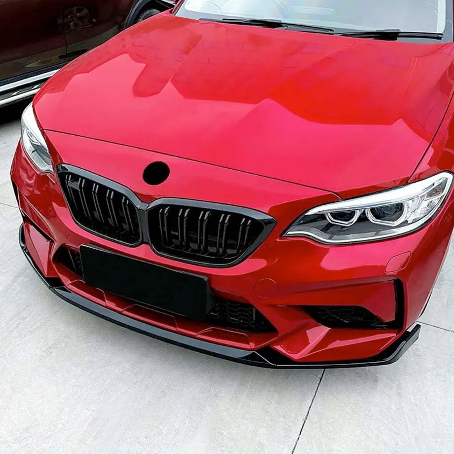 BM F87 M2 CS Style Gloss Black Front Spoiler (18-On) Max Motorsport