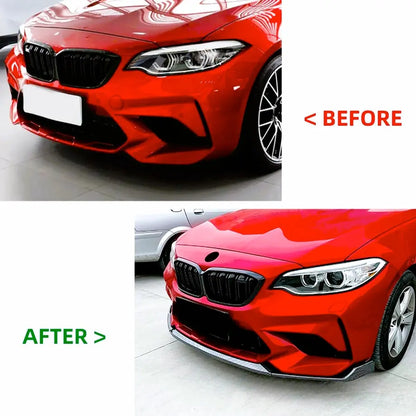 BM F87 M2 CS Style Gloss Black Front Spoiler (18-On) Max Motorsport