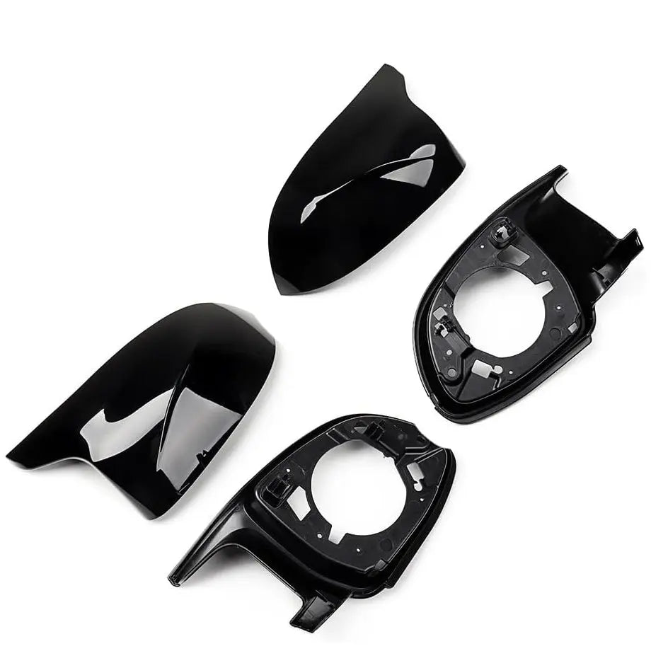 BM G01 X3 / G02 X4 / G05 X5 / G06 X6/  G07 X7 Gloss Black Wing Style Replacement  Mirror Covers (19-23) maxmotorsports
