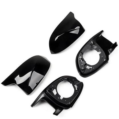BM G01 X3 / G02 X4 / G05 X5 / G06 X6/  G07 X7 Gloss Black Wing Style Replacement  Mirror Covers (19-23) maxmotorsports