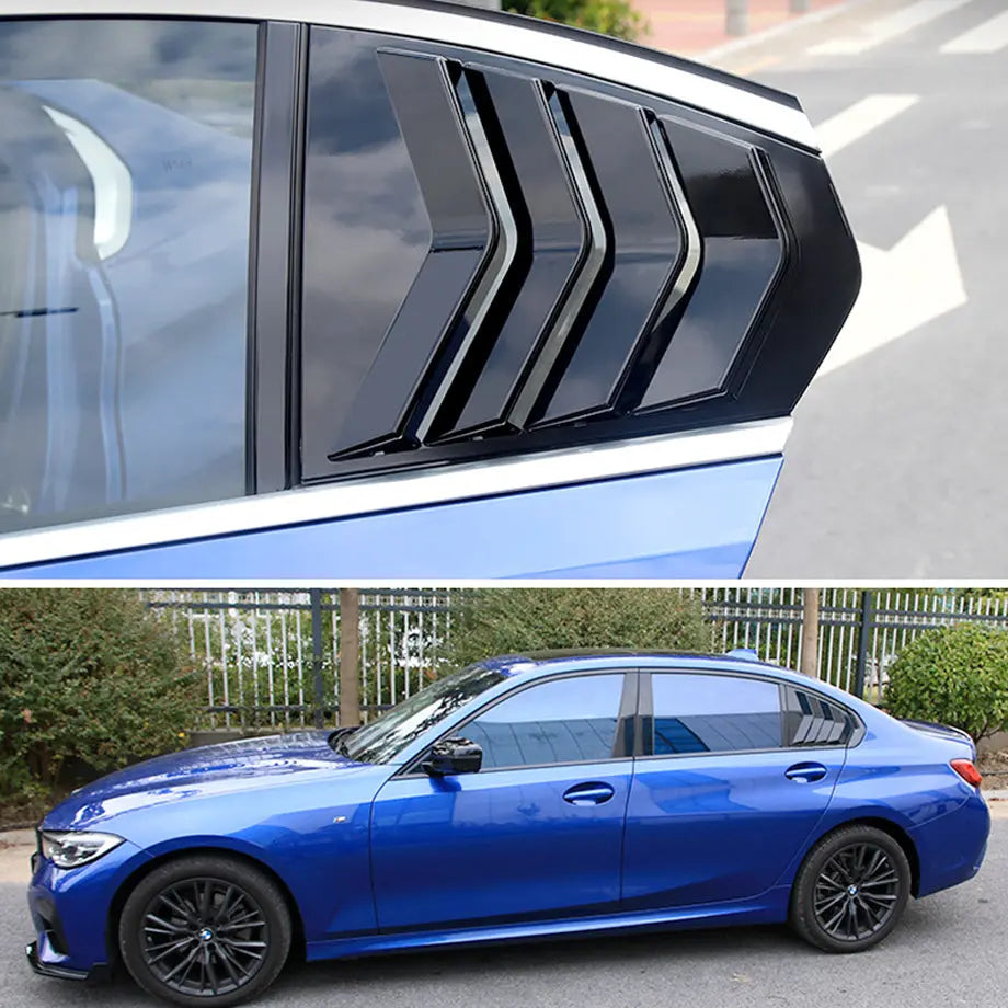 BMW E92 3 Series Coupe Side Rear Quarter Window Louver Grills