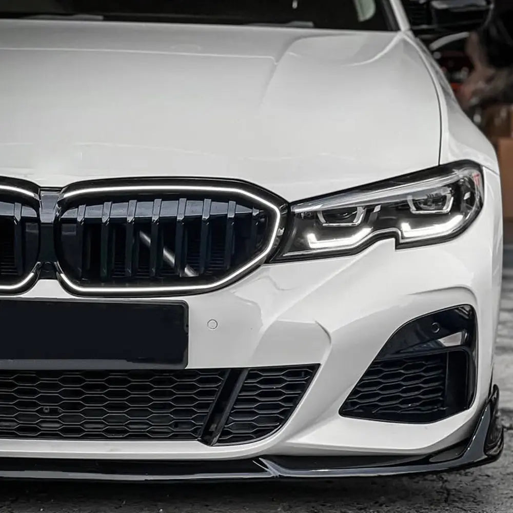 BM G20 3-Series Piano Black Double Slat LED Kidney Grille Max Motorsport