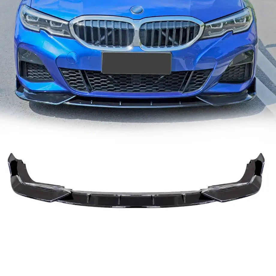 BM G20 3-Series (2019-On) Gloss Black 3-  Piece Front Spoiler maxmotorsports