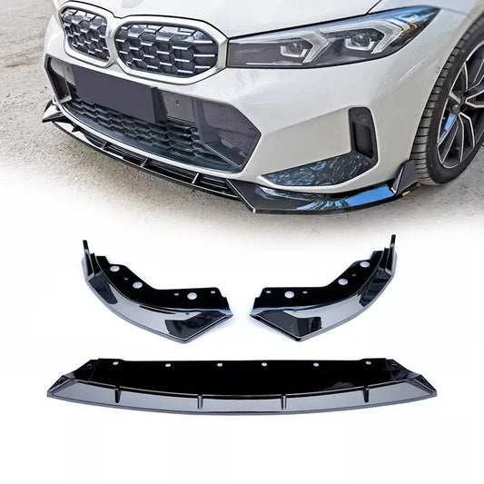 BM G20 LCI Facelift (23-On) 3-Piece Gloss Black Front Spoiler Max Motorsport