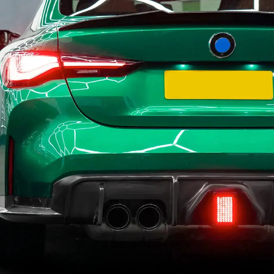 BM G80 / G82 (M3/M4) Gloss Black AE Style LED Diffuser Max Motorsport
