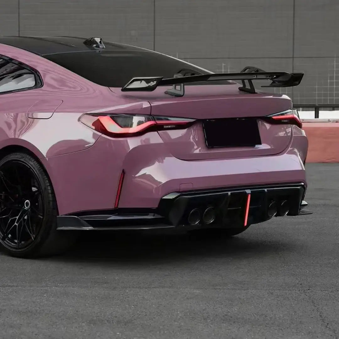 BM G80 / G82 (M3/M4) Gloss Black AE Style LED Diffuser Max Motorsport