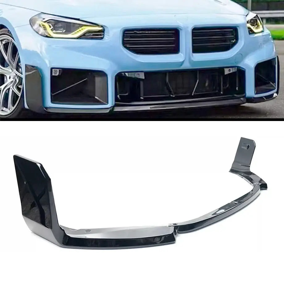 BM G87 M2 3-Piece Performance Style Gloss Black Front Spoiler (22-On) Max Motorsport