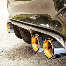 Load image into Gallery viewer, BM M-Series Performance Style Forged Carbon Fibre Exhaust Tail Pipes (70mm) Max Motorsport
