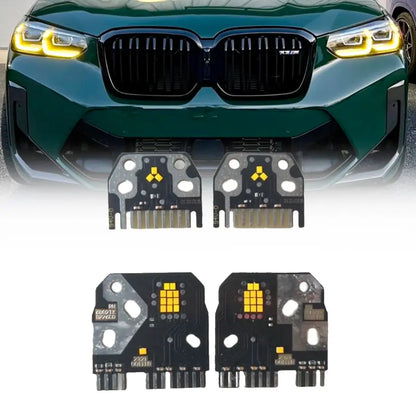 BM X-Series LCI (22-On) Lemon Yellow DRL LED Headlight Modules Max Motorsport