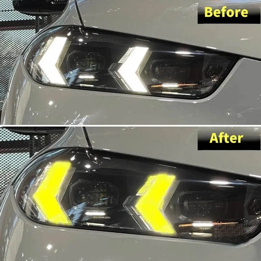 BM X-Series X5 G05 / X5M / X6 G06 / X6M LCI Lemon Yellow DRL LED Headlight Modules (23-On) Max Motorsport