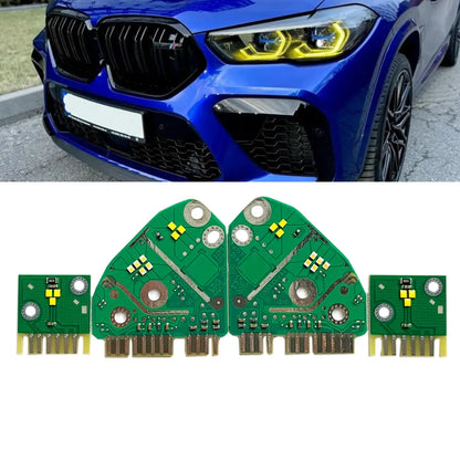 BM X-Series X5 G05 / X5M / X6 G06 / X6M Laser Lemon Yellow DRL LED Headlight Modules (19-22) Max Motorsport