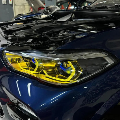 BM X-Series X5 G05 / X5M / X6 G06 / X6M Laser Lemon Yellow DRL LED Headlight Modules (19-22) Max Motorsport
