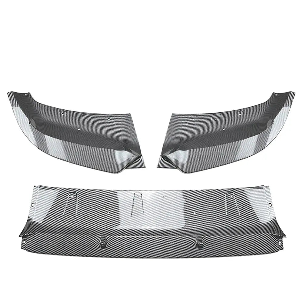 BM X1 U11 Carbon Look 3-Piece Plastic Front Spoiler (23-On) - Type B Max Motorsport
