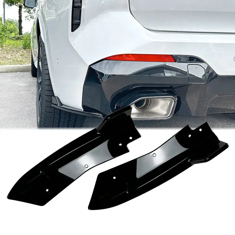 BM X3 G01 LCI Facelift Gloss Black Rear Bumper Splitter Max Motorsport