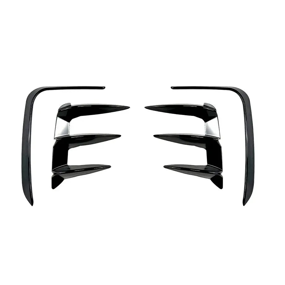 BM X3 G01 M-Sport Aero Style Gloss Black Rear Bumper 4-Piece Canards (22-On) Max Motorsport