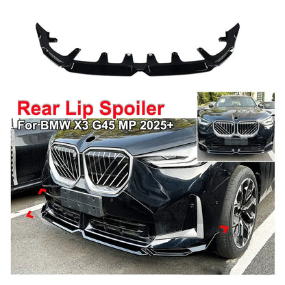 BM X3 G45 - (24-On) Gloss Black Performance Style 3-Piece Front Spoiler Max Motorsport